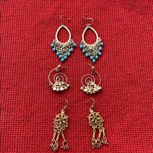 3 for the price of 1 Earrings